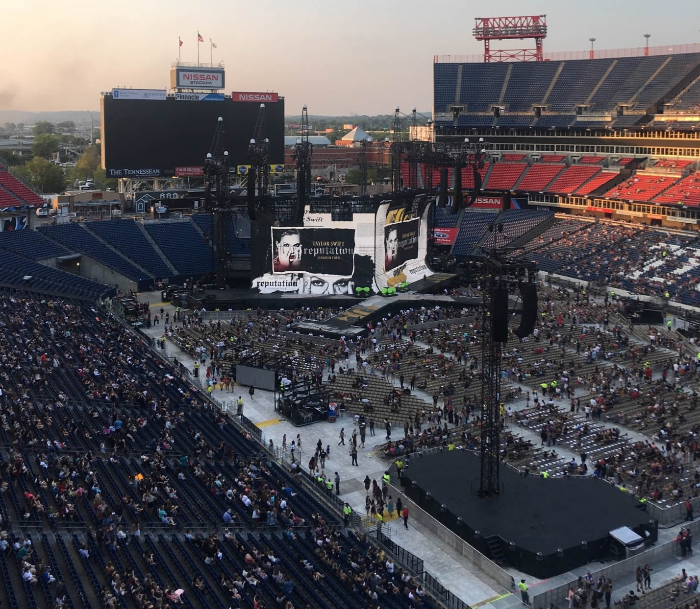 section 326 seat view  for concert - nissan stadium