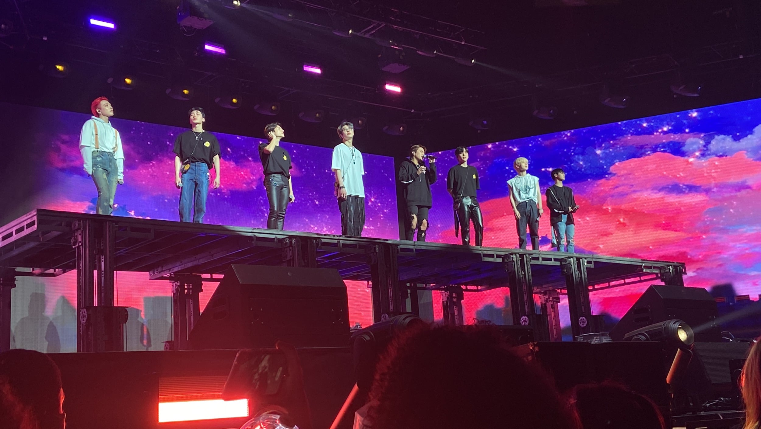 floor 1, row 2 seat view  for concert - wintrust arena