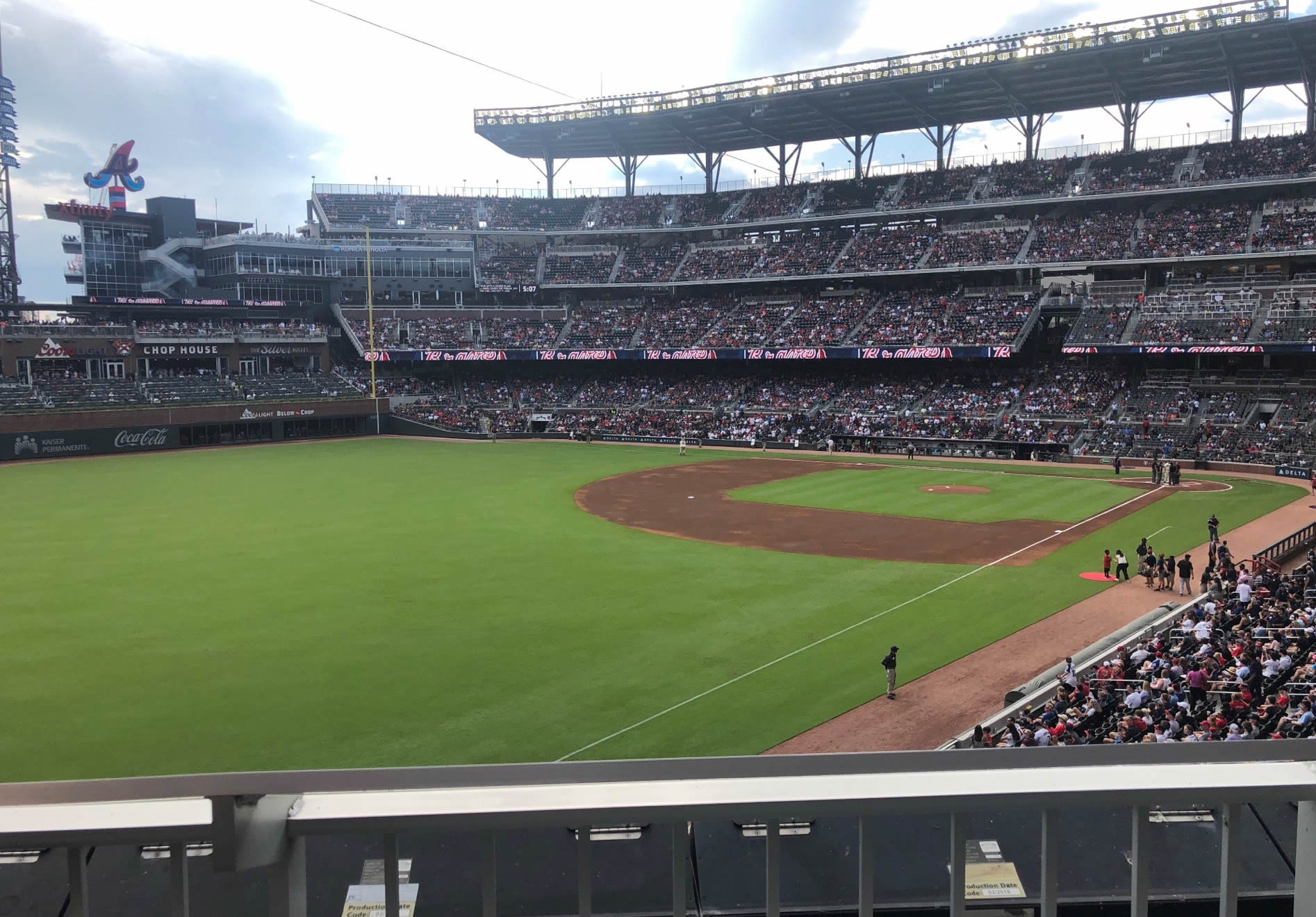 section 241, row 1 seat view  for baseball - truist park