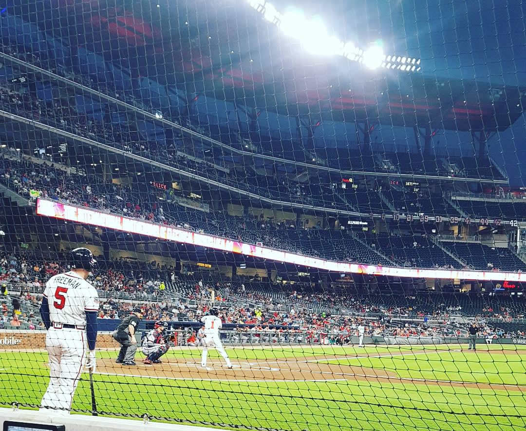 section 1 seat view  for baseball - truist park