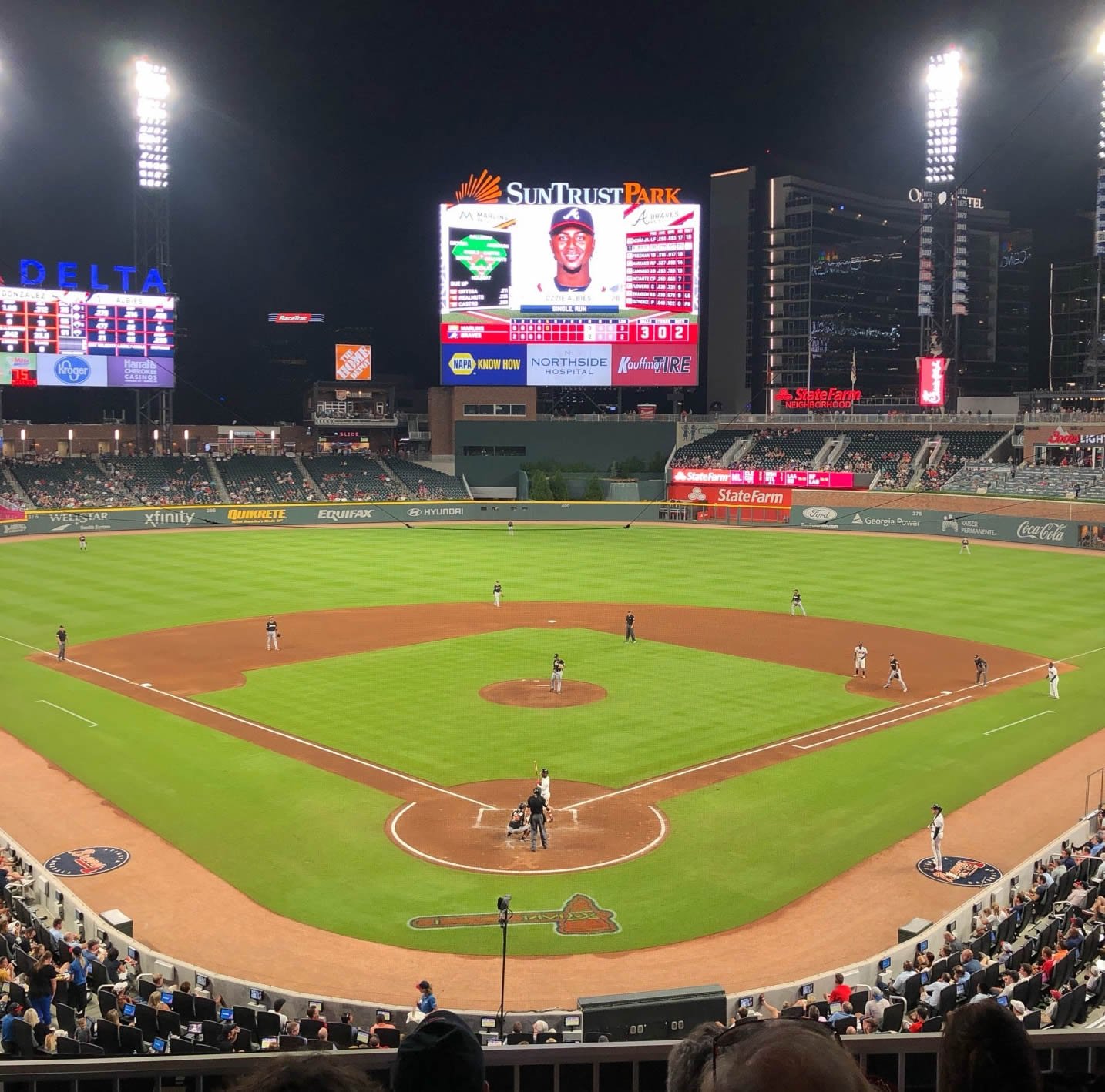 section 326, row 4 seat view  for baseball - truist park