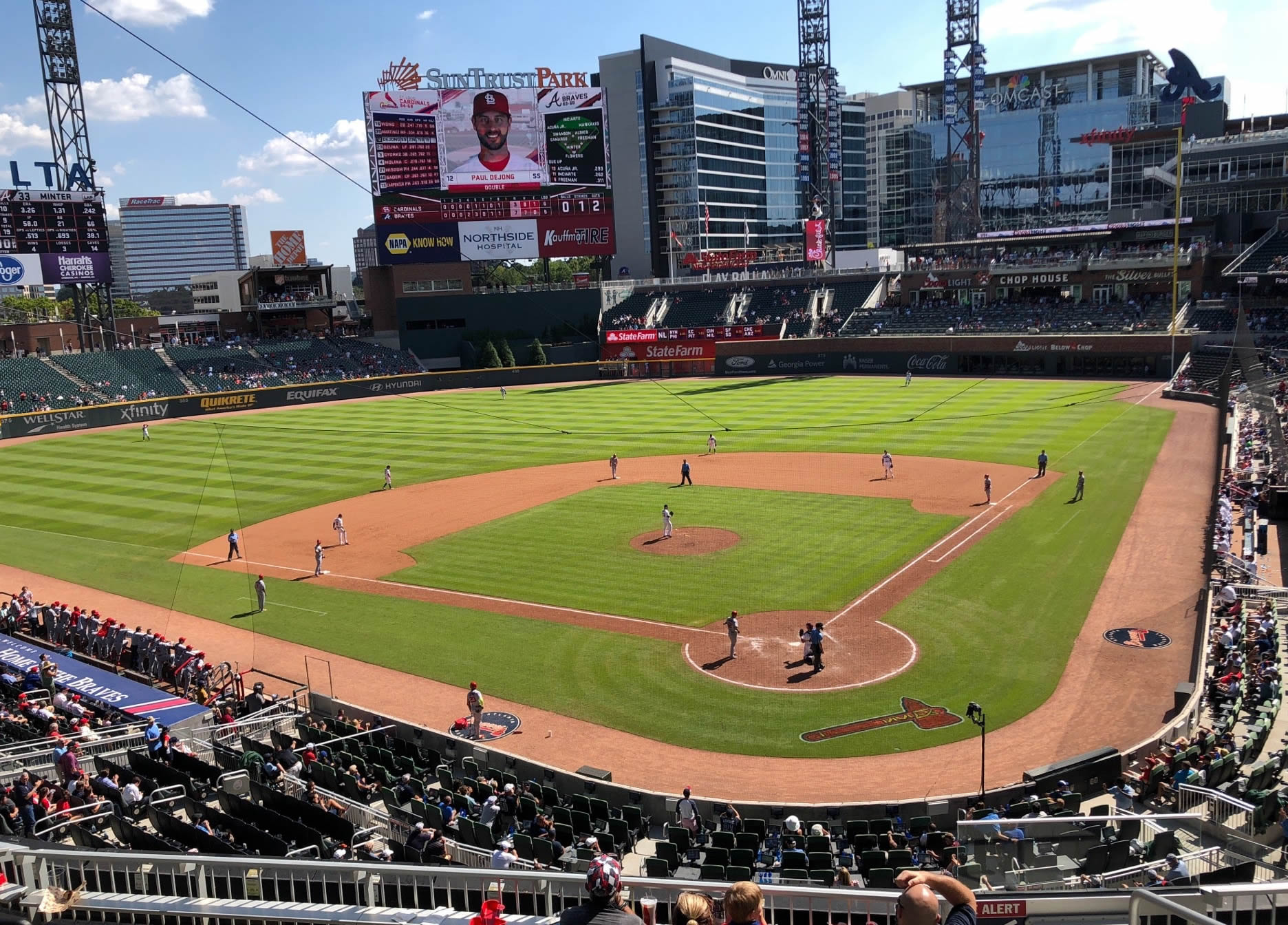 section 227, row 6 seat view  - truist park