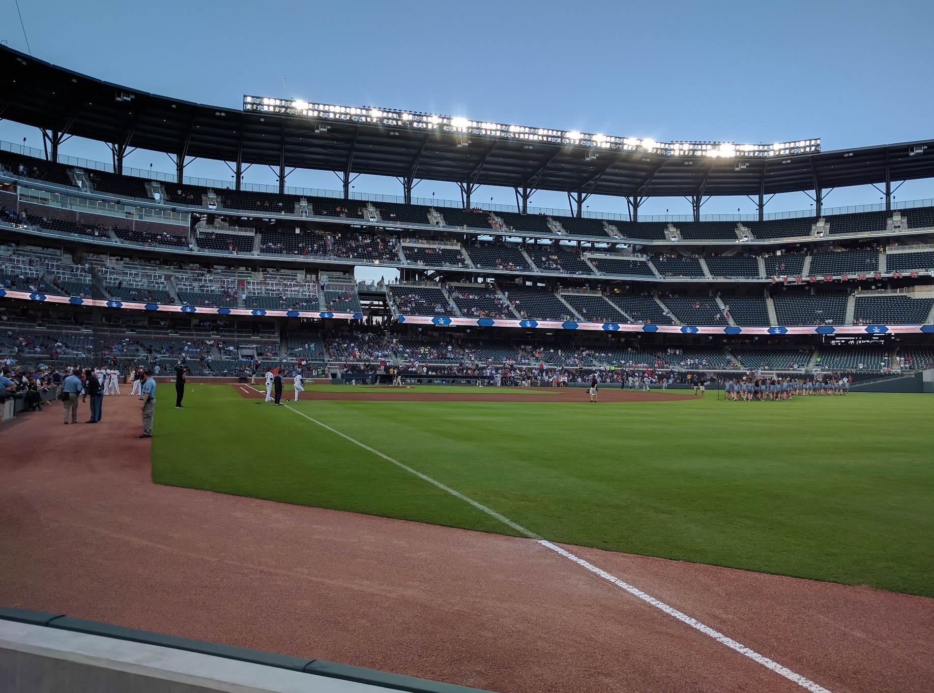 section 10, row 1 seat view  for baseball - truist park