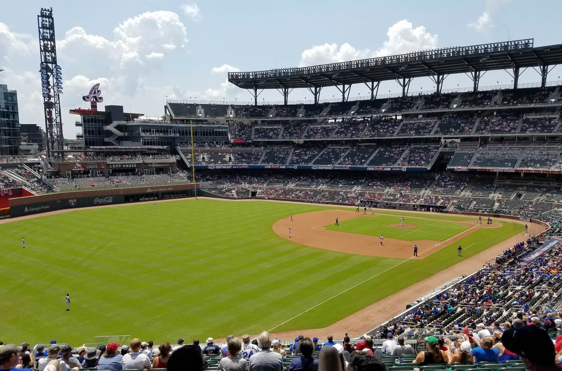 section 242, row 19 seat view  for baseball - truist park