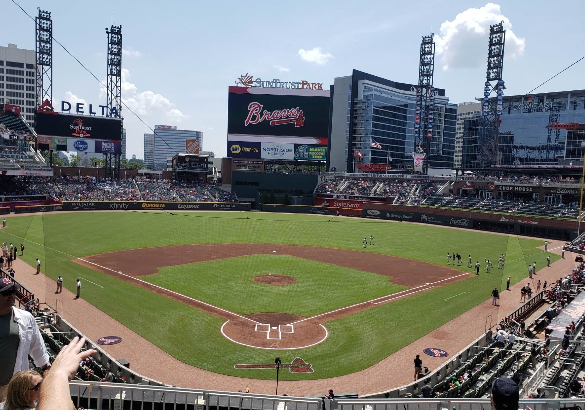 section 226, row 5 seat view  for baseball - truist park