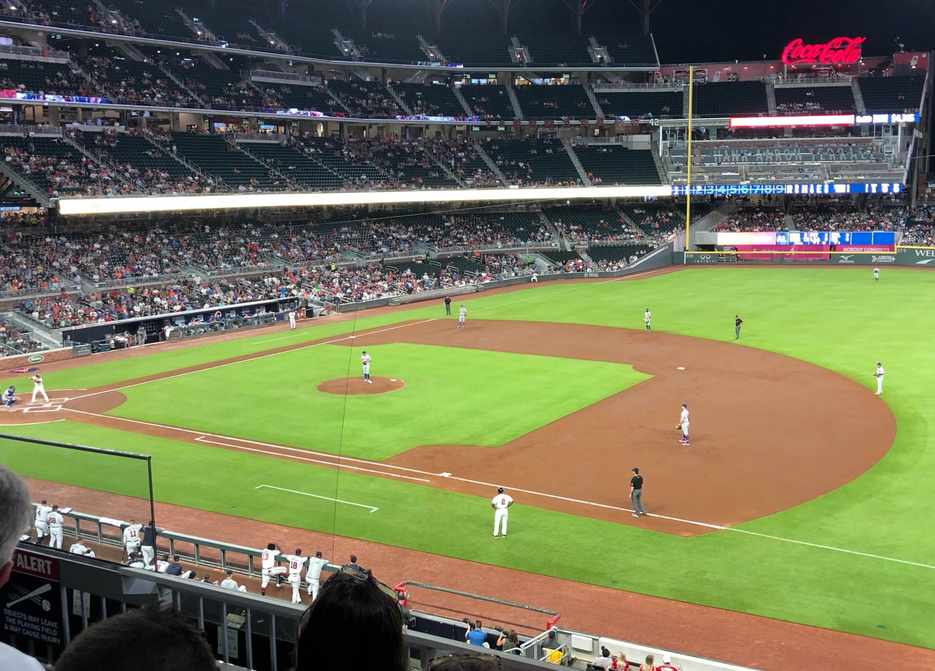 section 216, row 3 seat view  for baseball - truist park