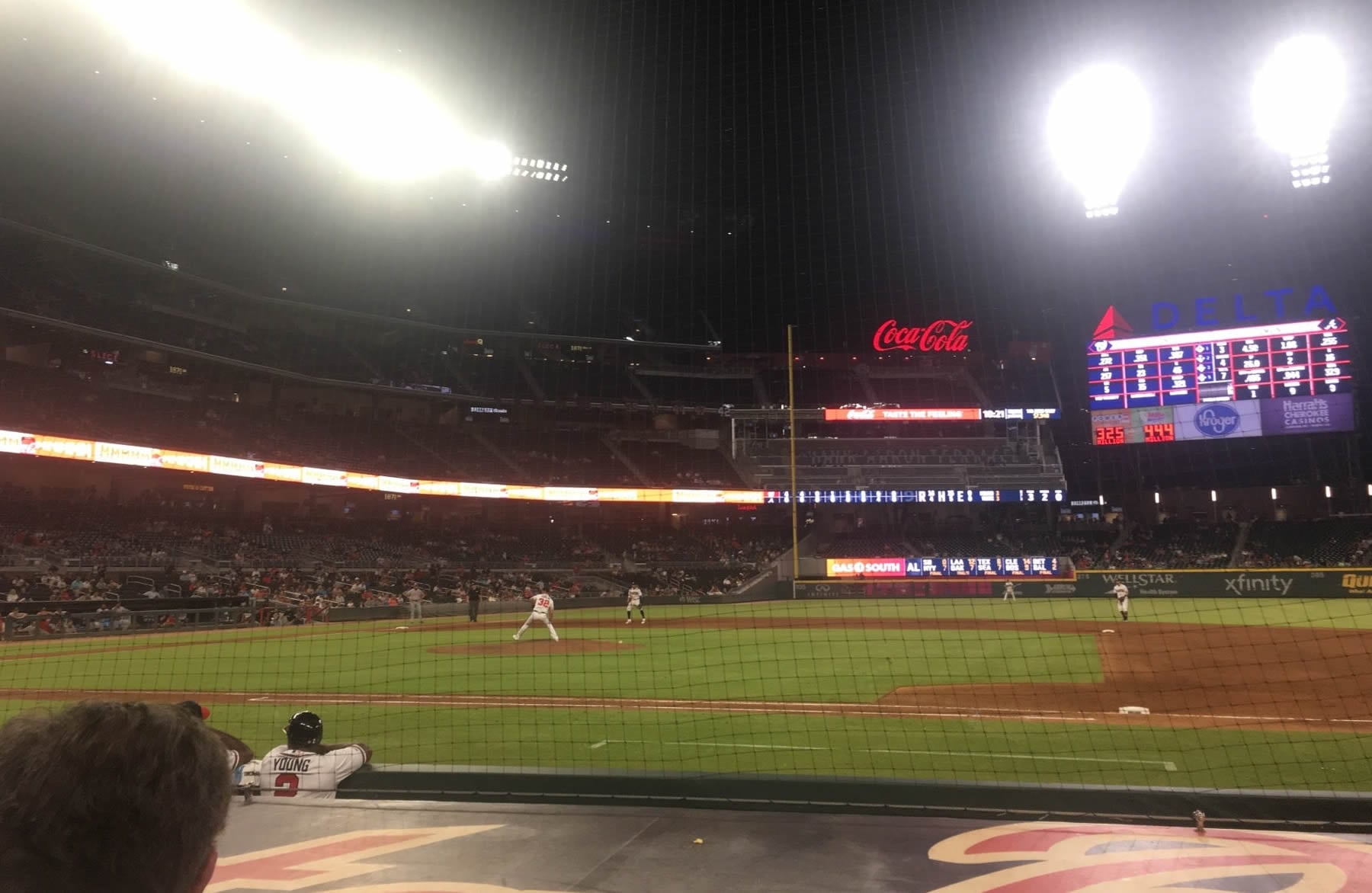 section 18, row 7 seat view  for baseball - truist park