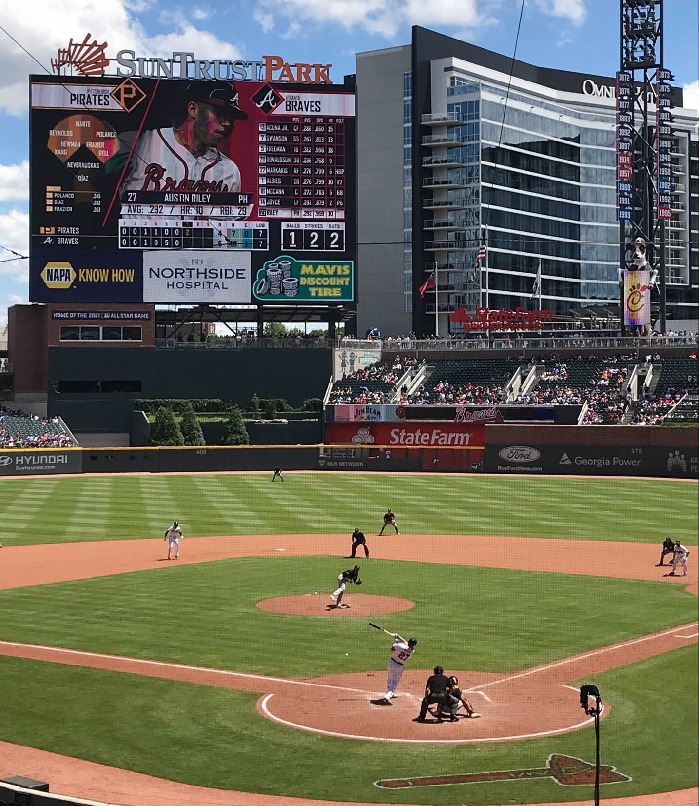 section 126 seat view  - truist park