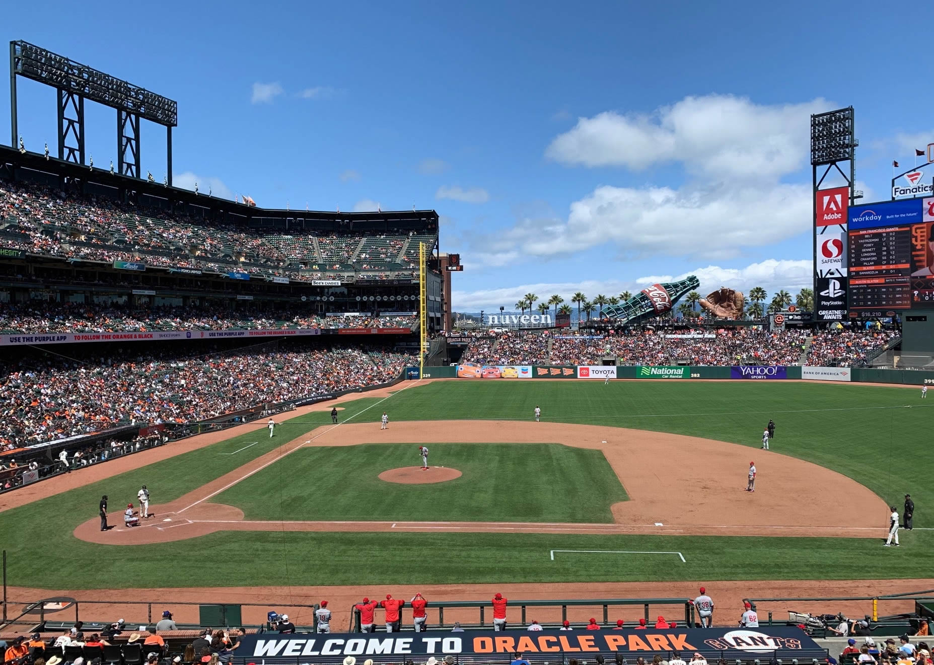 Section 209 at Oracle Park 