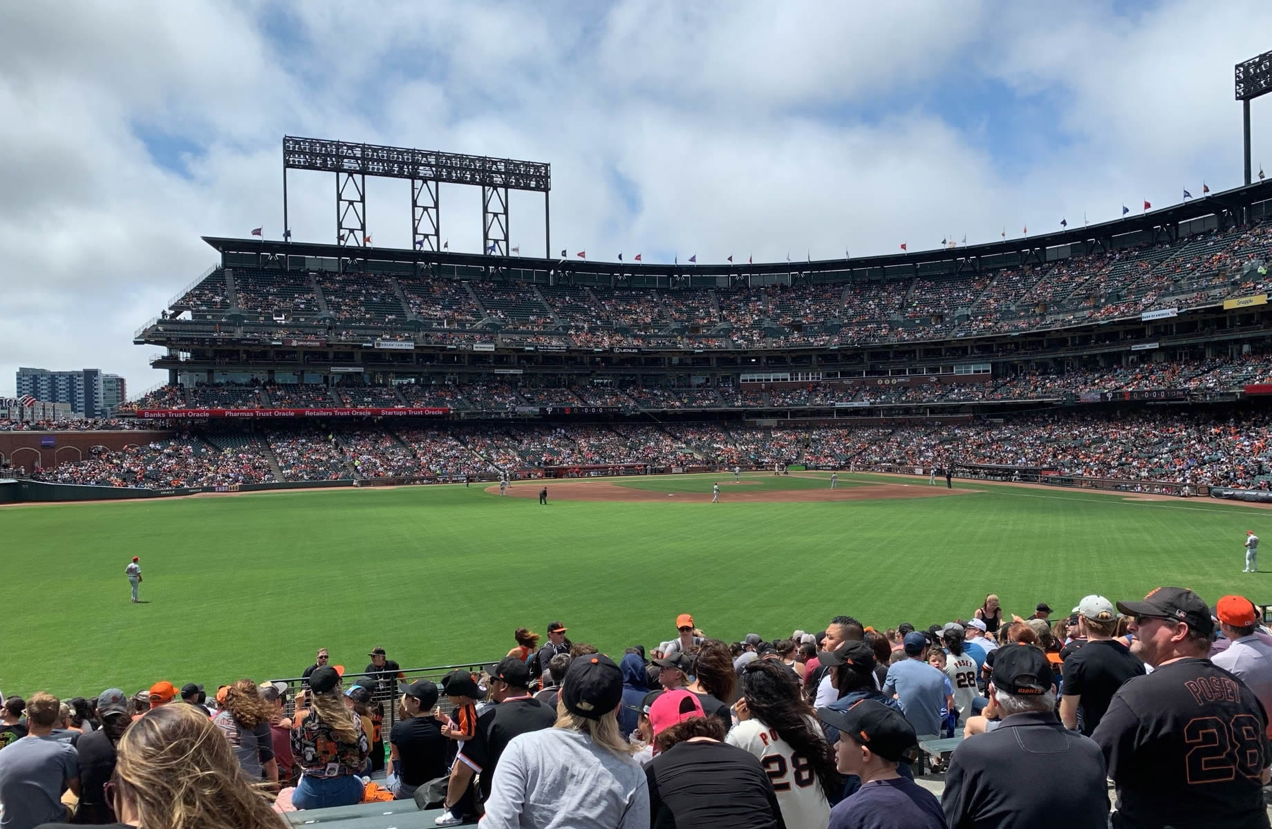 section 141, row 17 seat view  for baseball - oracle park