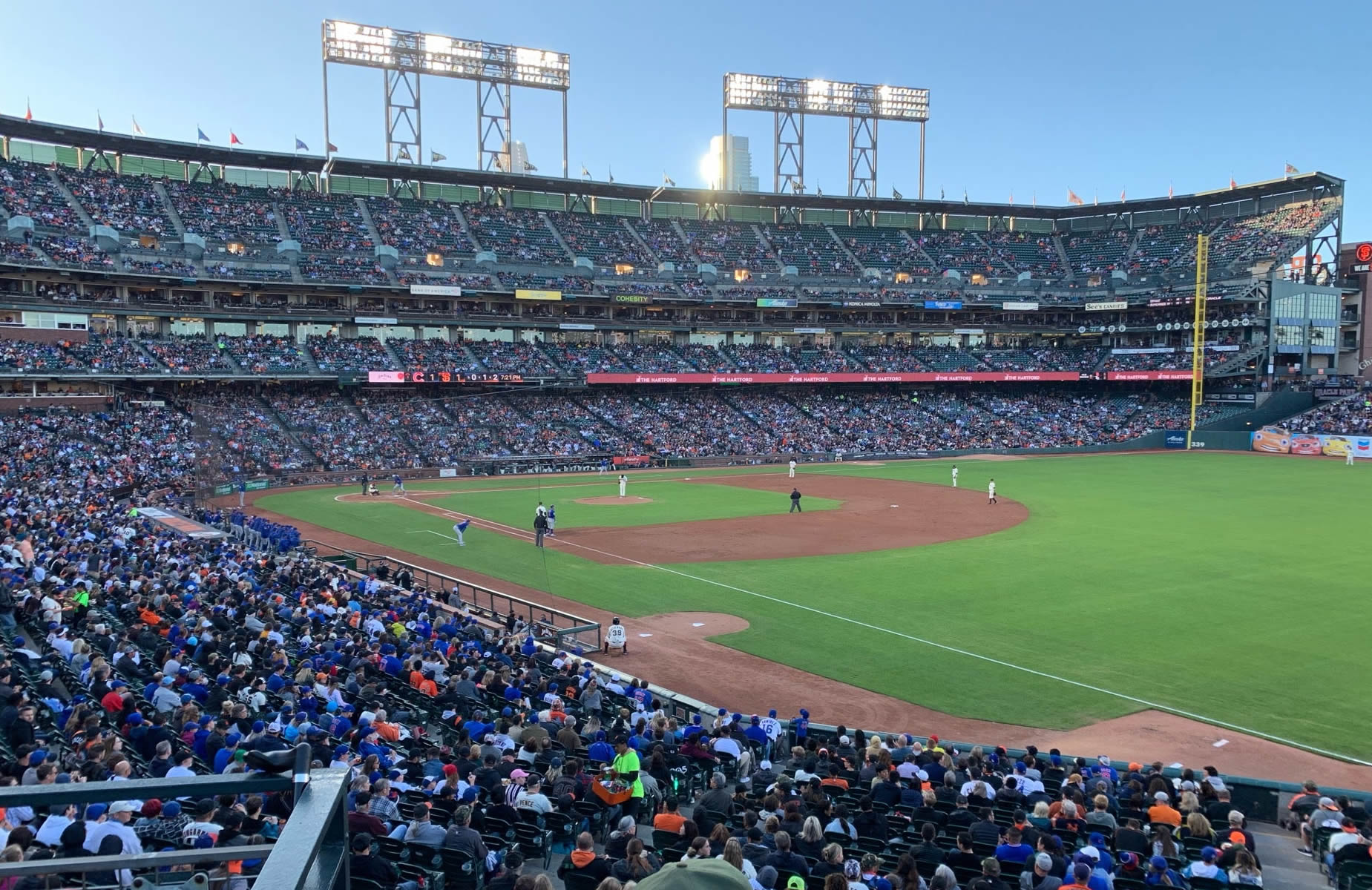 section 202, row a seat view  for baseball - oracle park