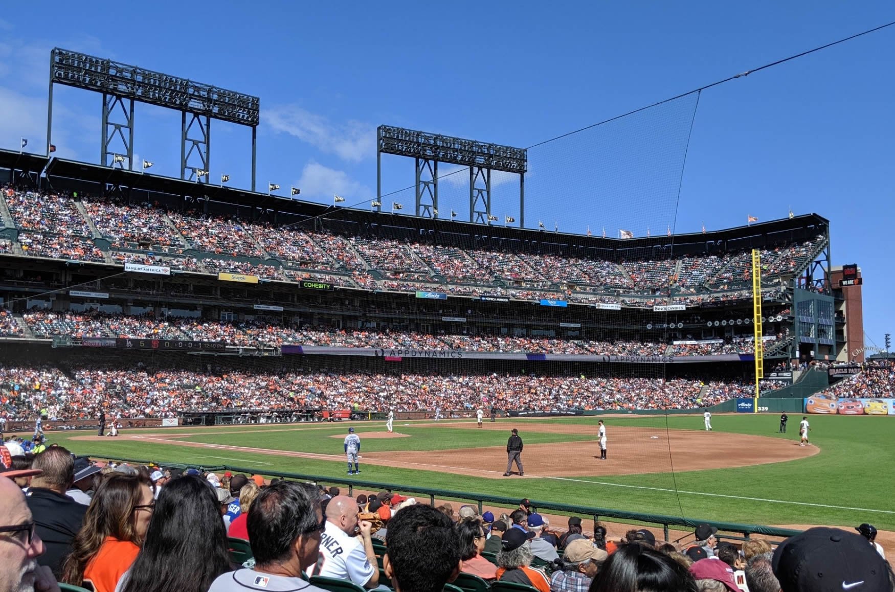 section 104, row 11 seat view  for baseball - oracle park