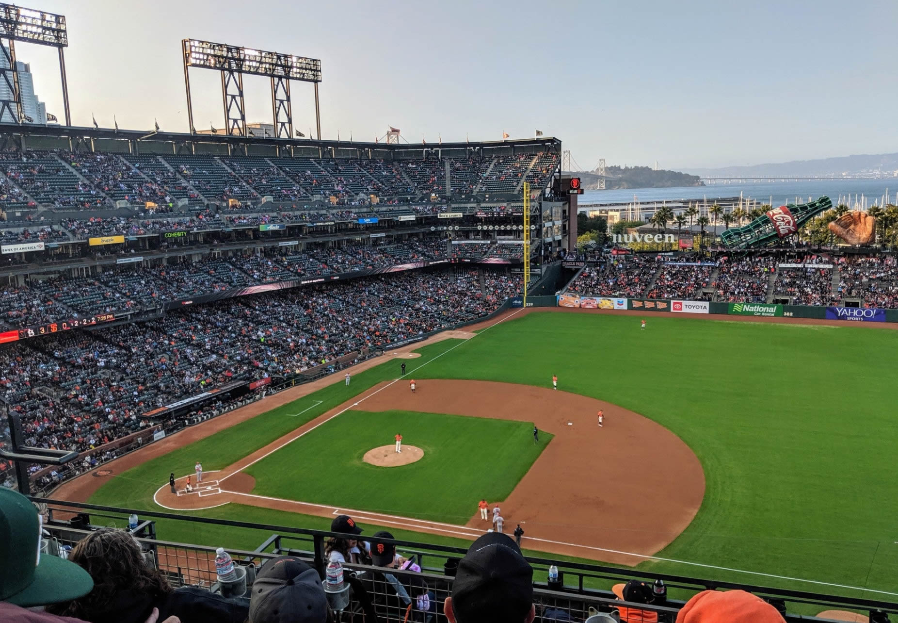 section 305, row 3 seat view  for baseball - oracle park