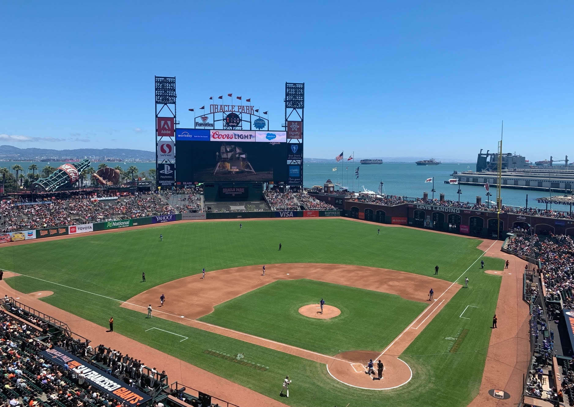 section 319, row e seat view  for baseball - oracle park