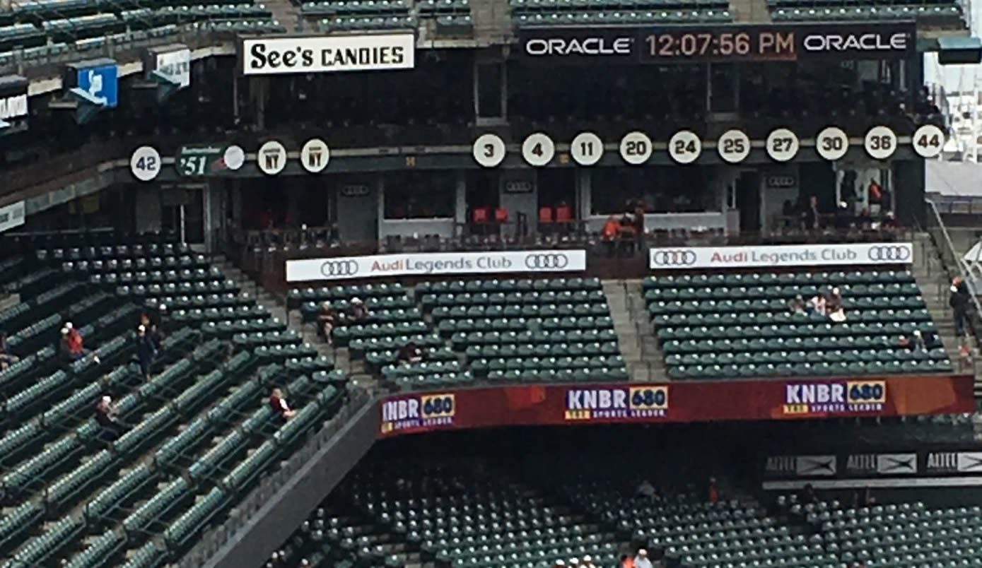 Club level at oracle park rateyourseats