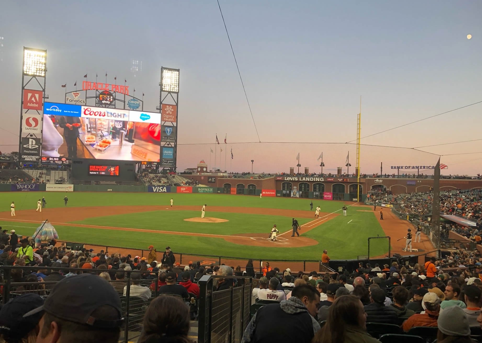 section 118 seat view  for baseball - oracle park