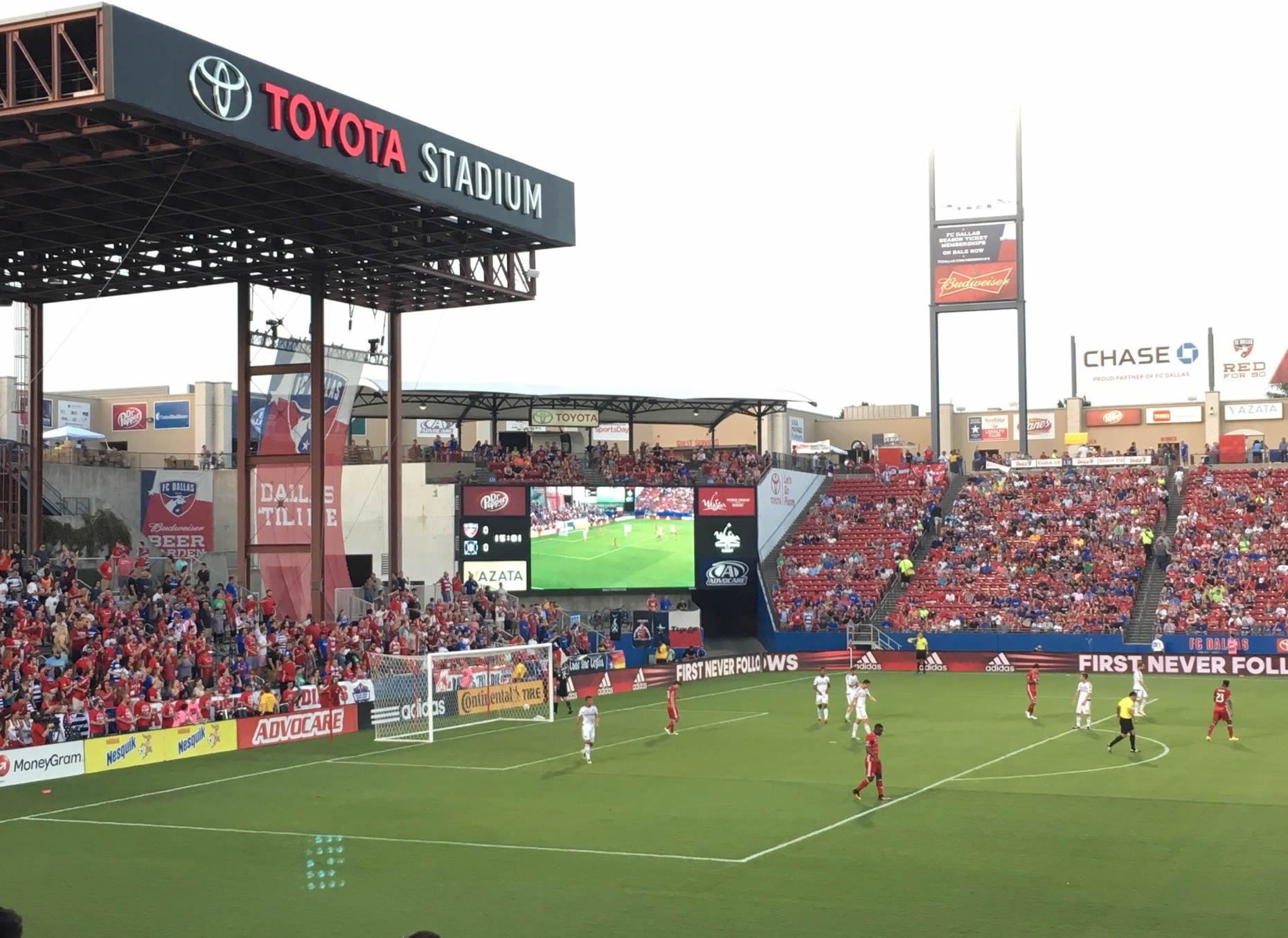 section 125, row 15 seat view  for soccer - toyota stadium