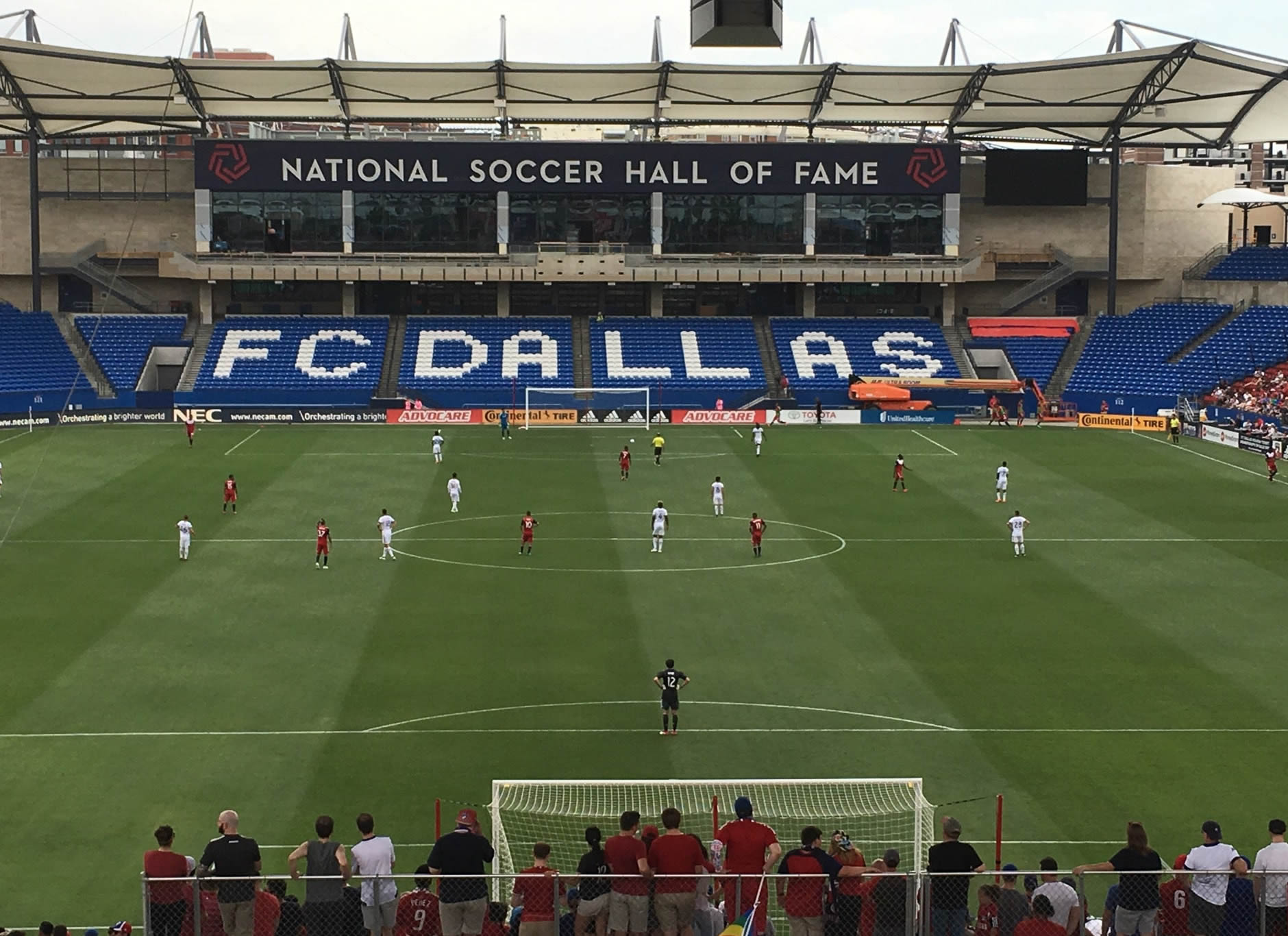 beer garden seat view  for soccer - toyota stadium