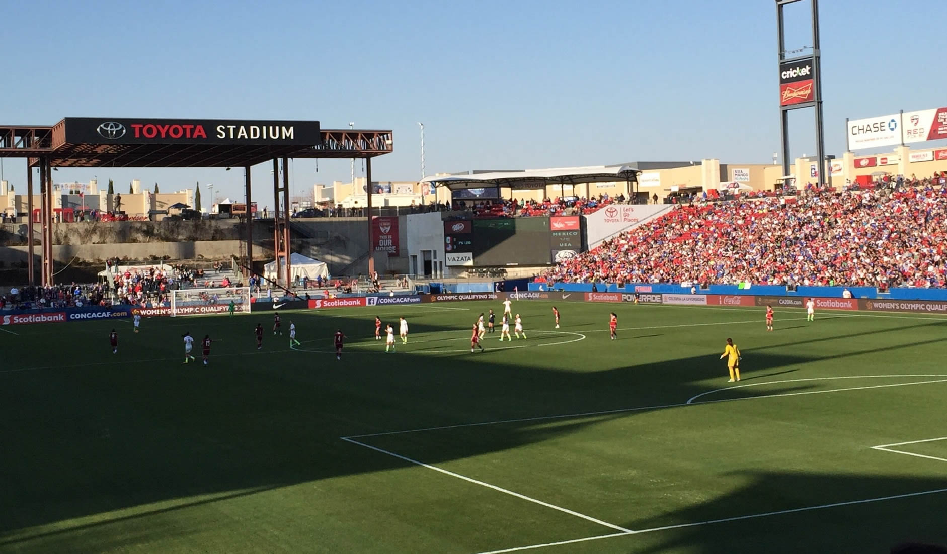 section 114 seat view  for soccer - toyota stadium