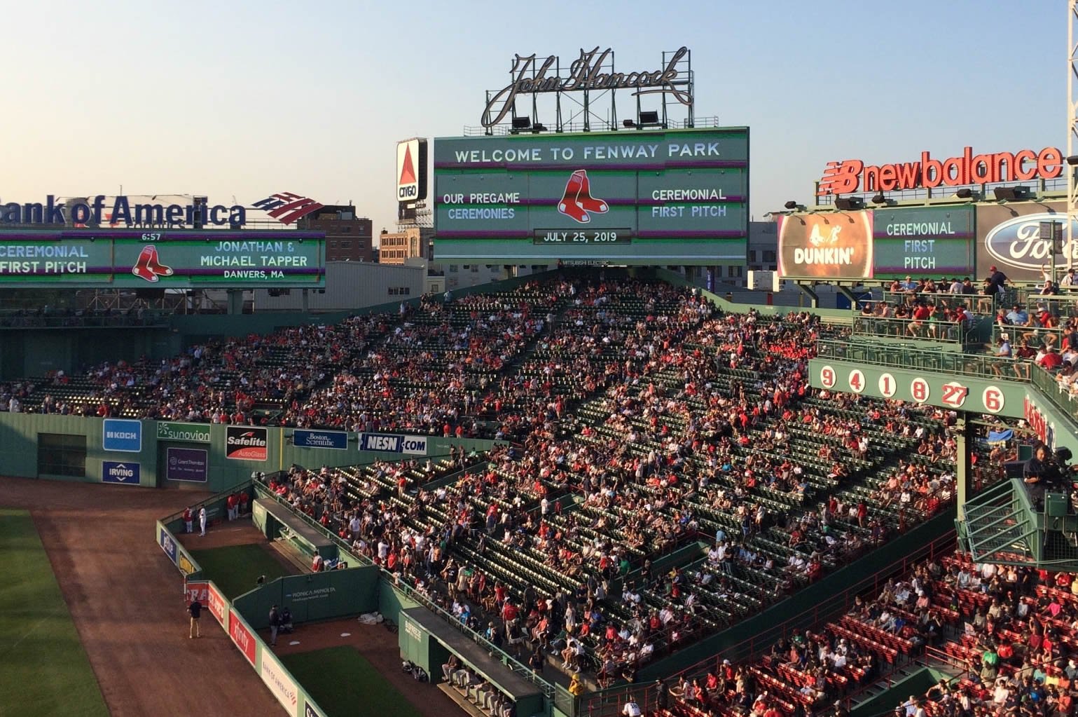 fenway bleachers