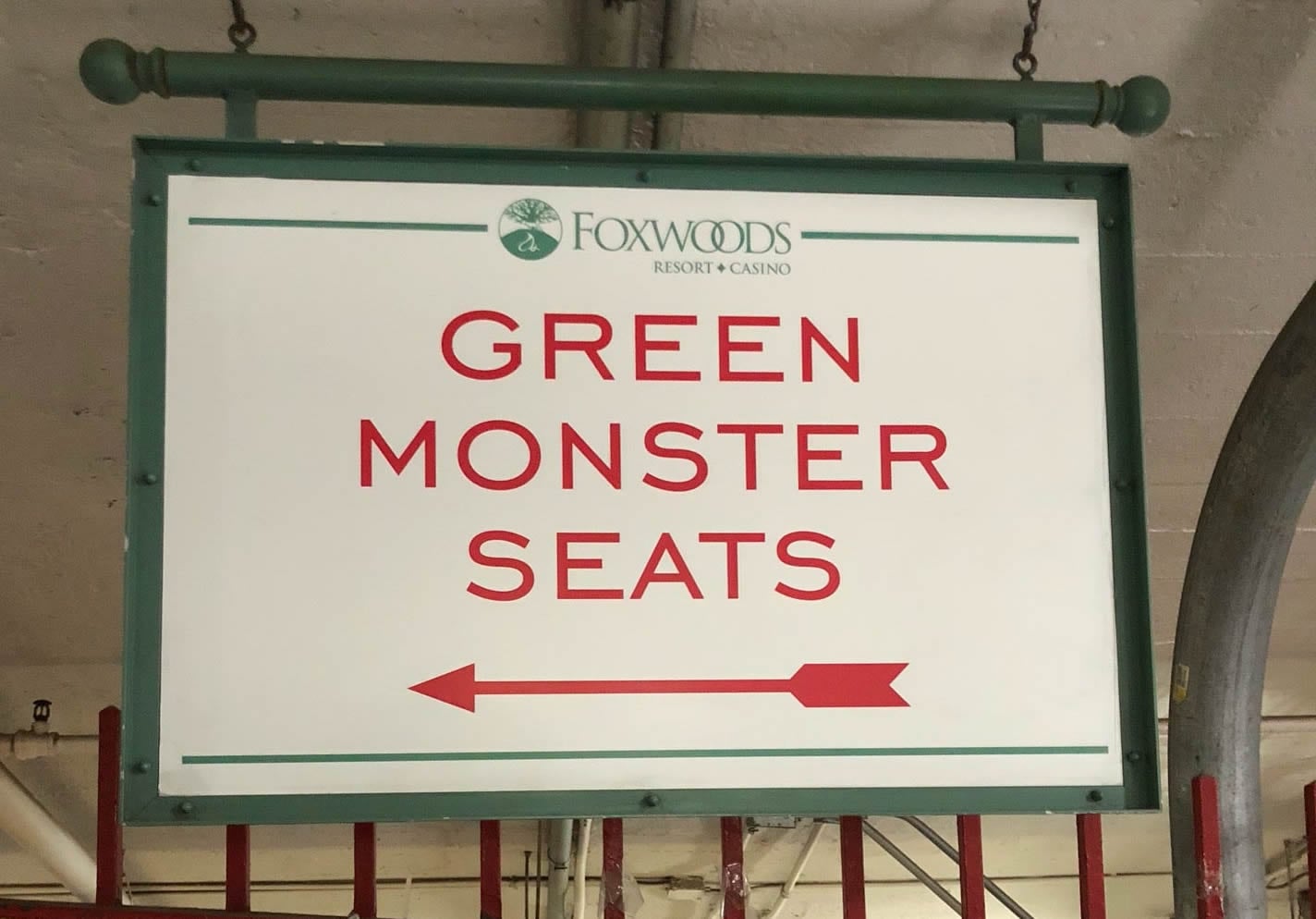 green monster seats sign