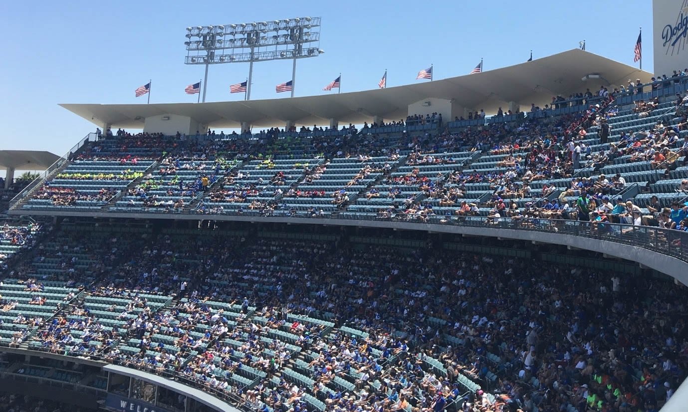 dodger stadium upper deck