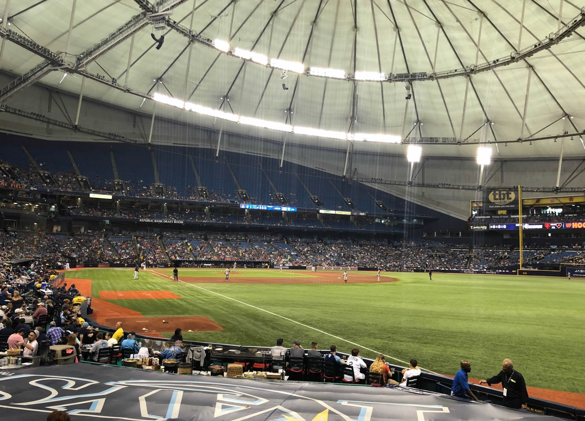 section 136 seat view  for baseball - tropicana field