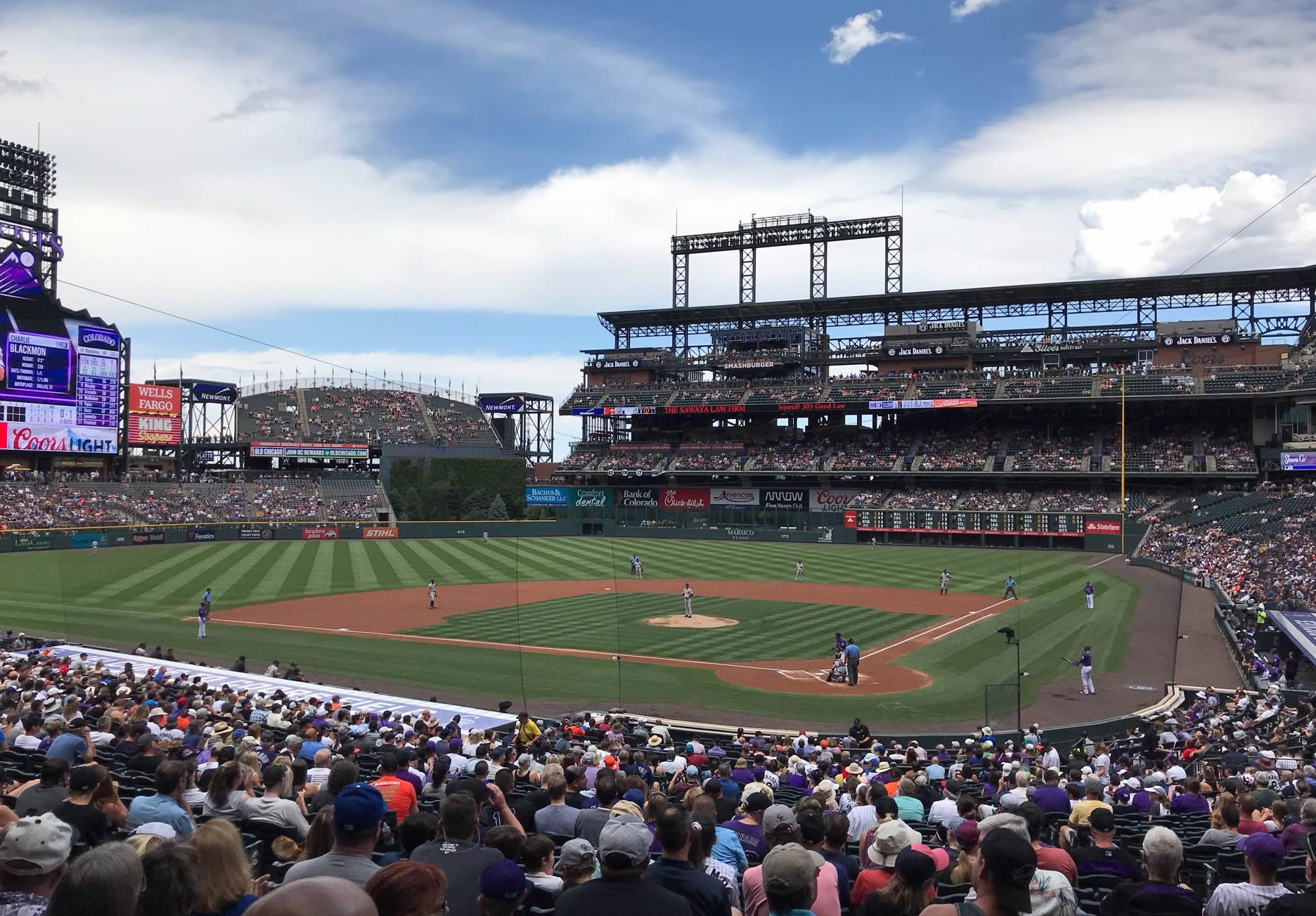 Section 134 At Coors Field