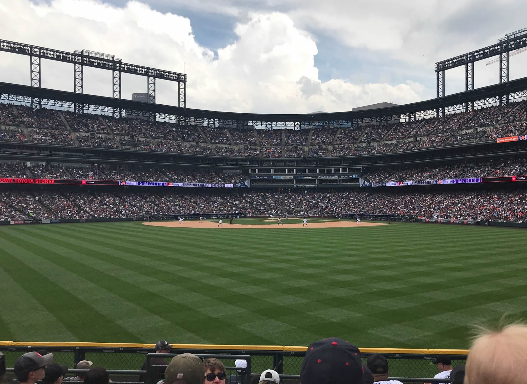 section 160 seat view  - coors field