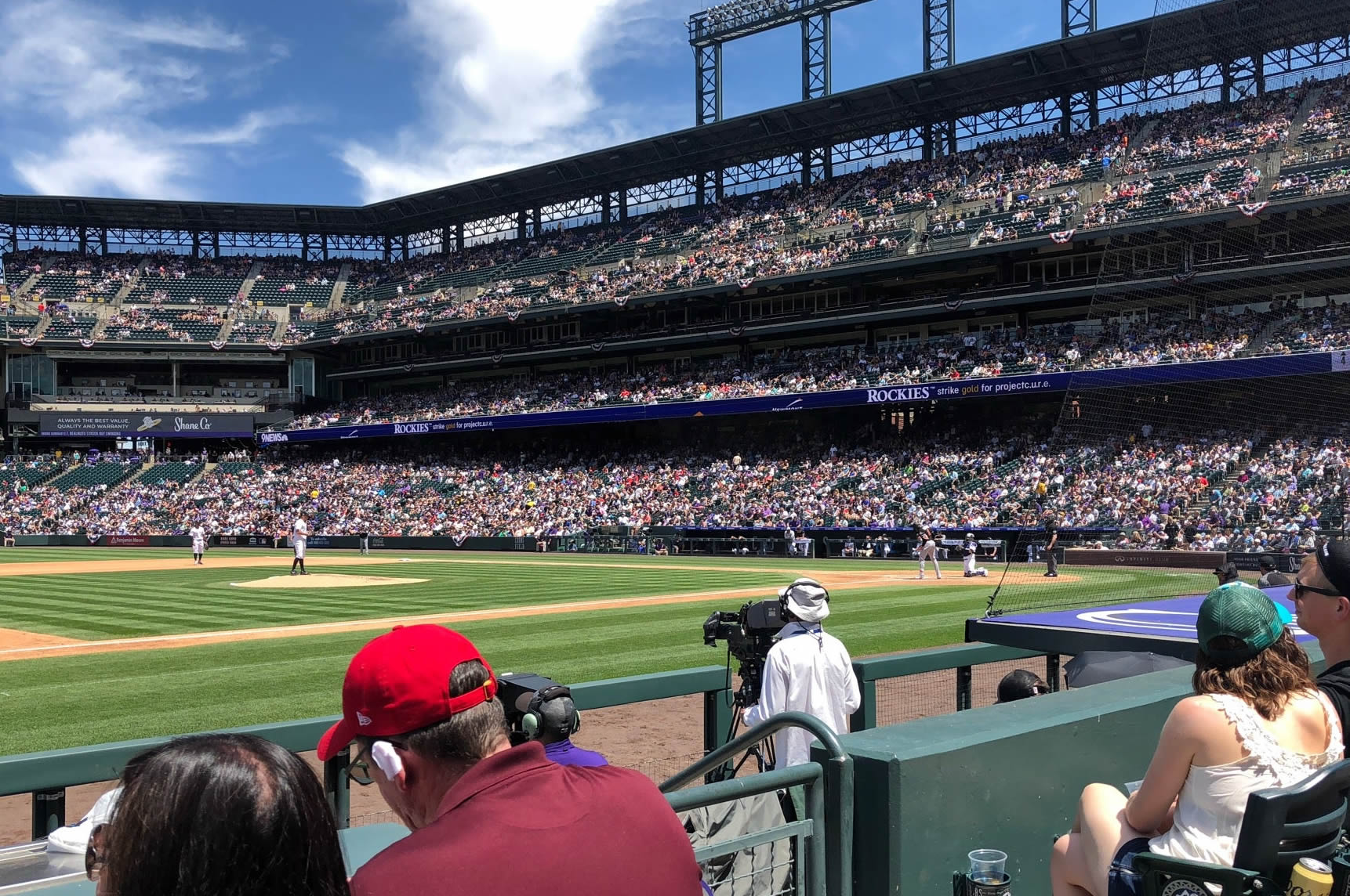 section 140, row 5 seat view  - coors field