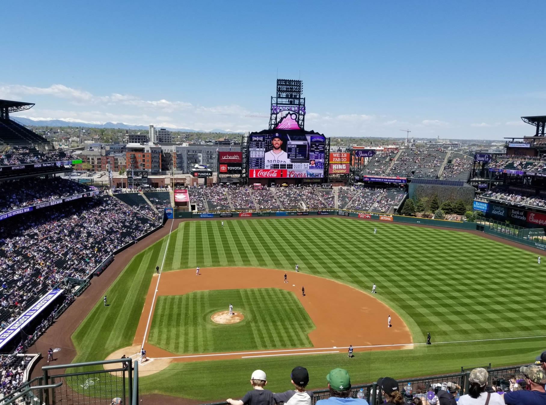 section 326 seat view  - coors field