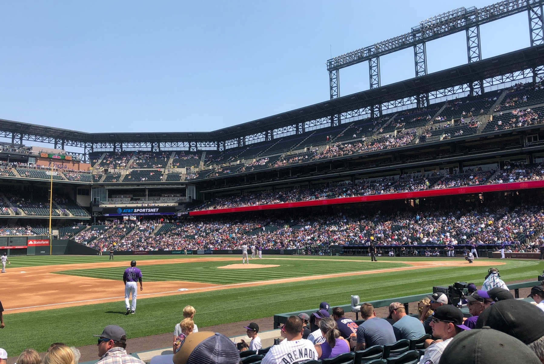 section 141, row 8 seat view  - coors field