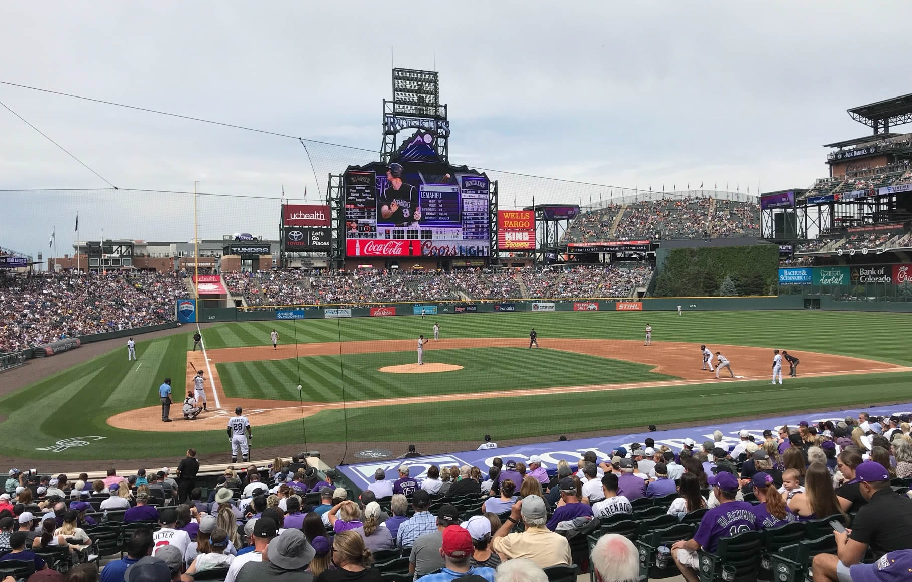 section 127, row 17 seat view  - coors field