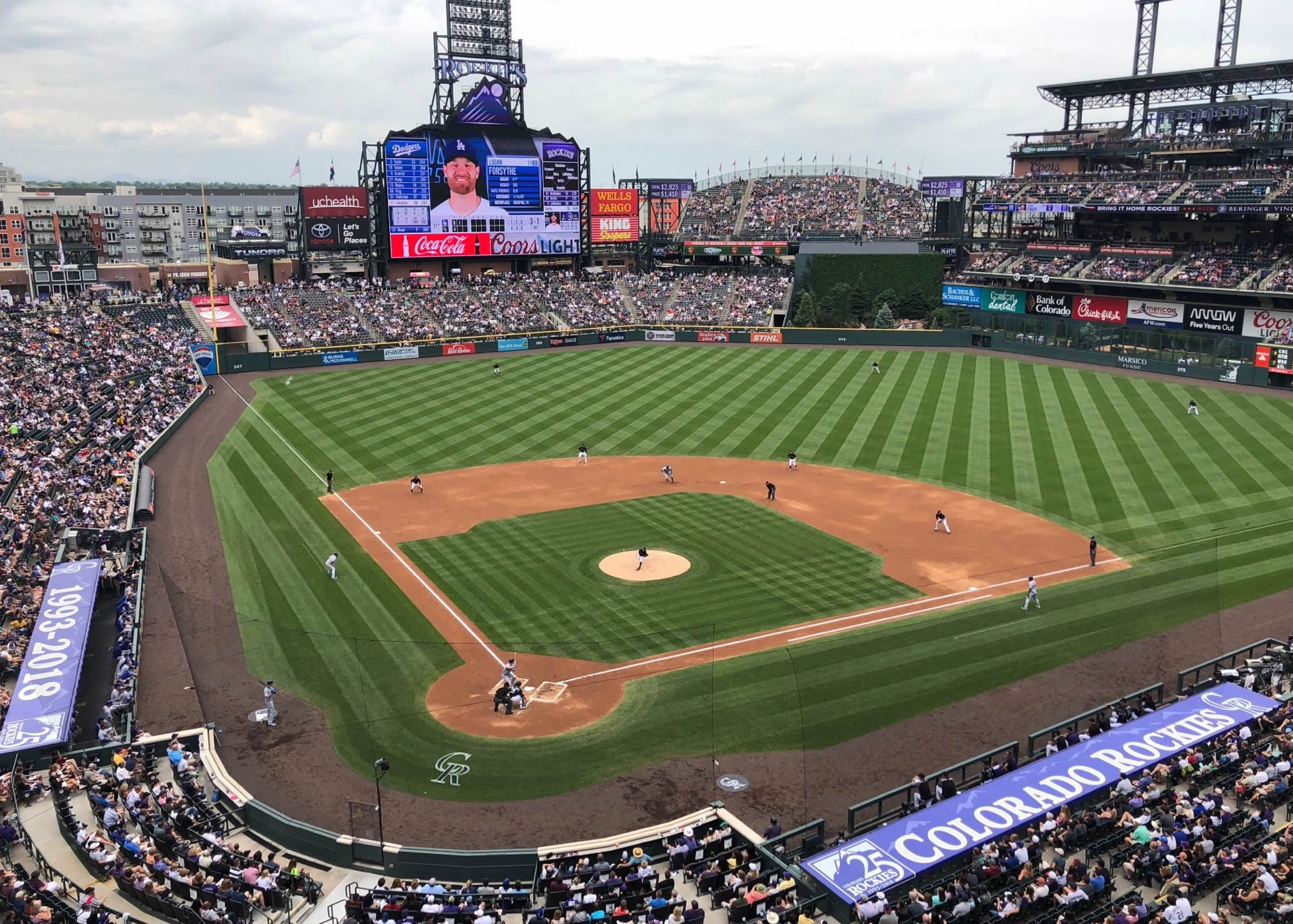 section 328 seat view  - coors field