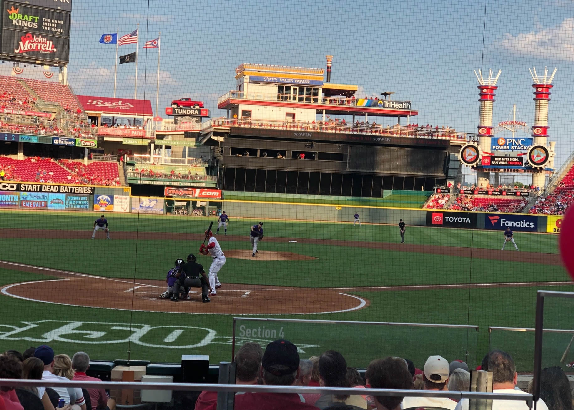 section 24 seat view  for baseball - great american ball park