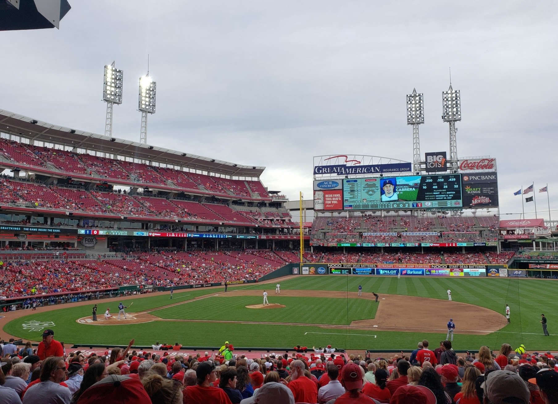 Section 131 At Great American Ball Park Rateyourseats Com