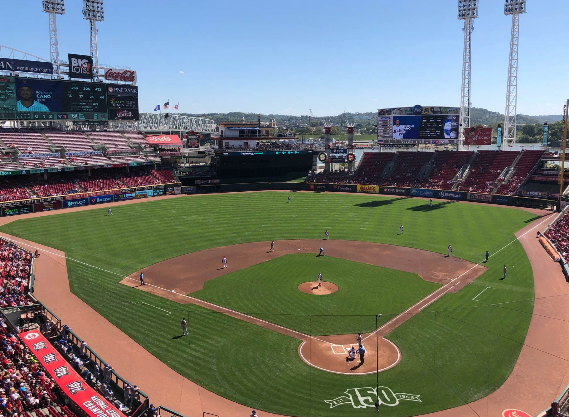 section 522 seat view  for baseball - great american ball park