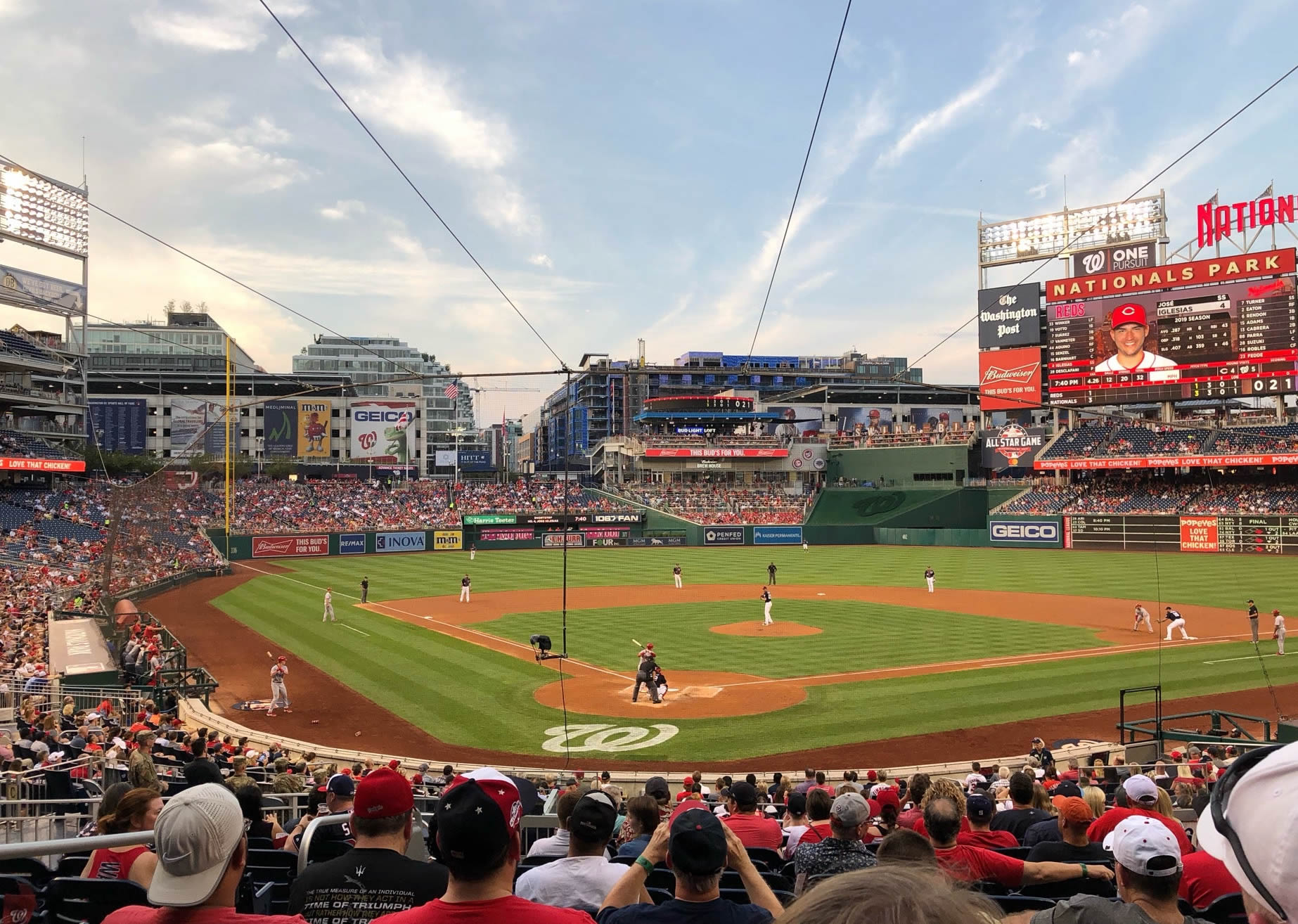 section 124 seat view  for baseball - nationals park