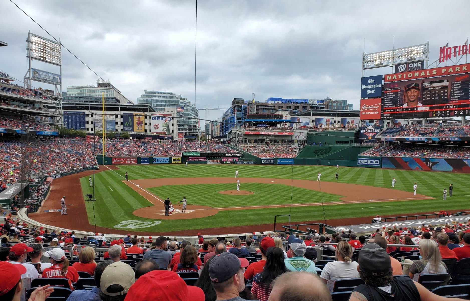 section 125 seat view  for baseball - nationals park