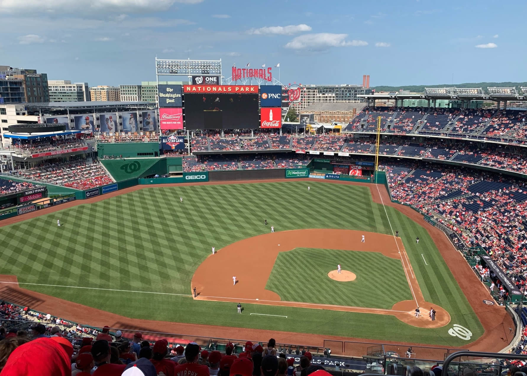 section 408 seat view  for baseball - nationals park