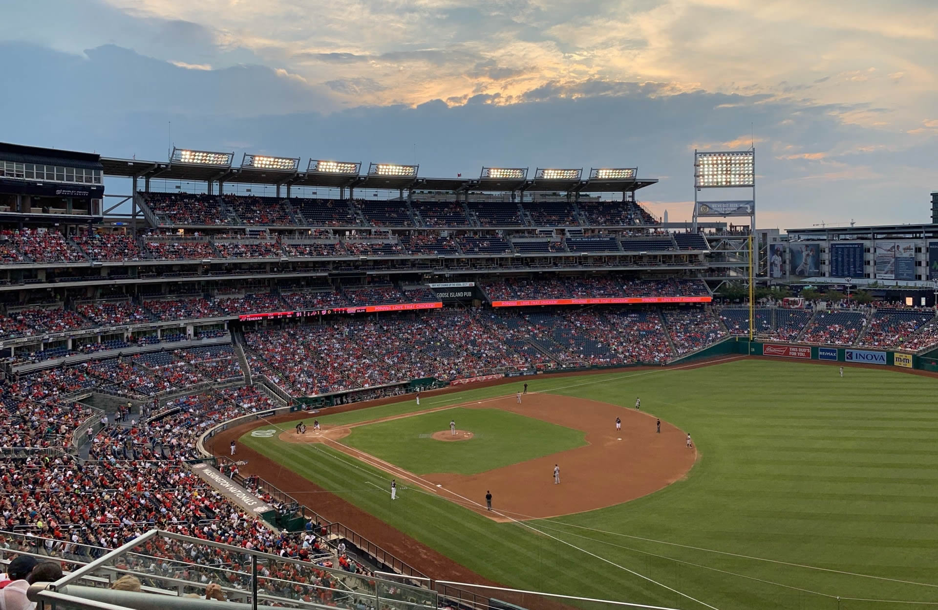 section 226 seat view  for baseball - nationals park