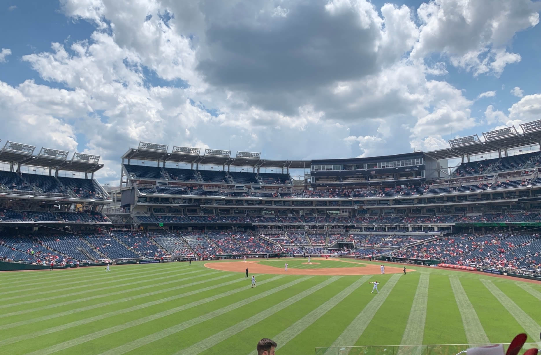 section 100 seat view  for baseball - nationals park