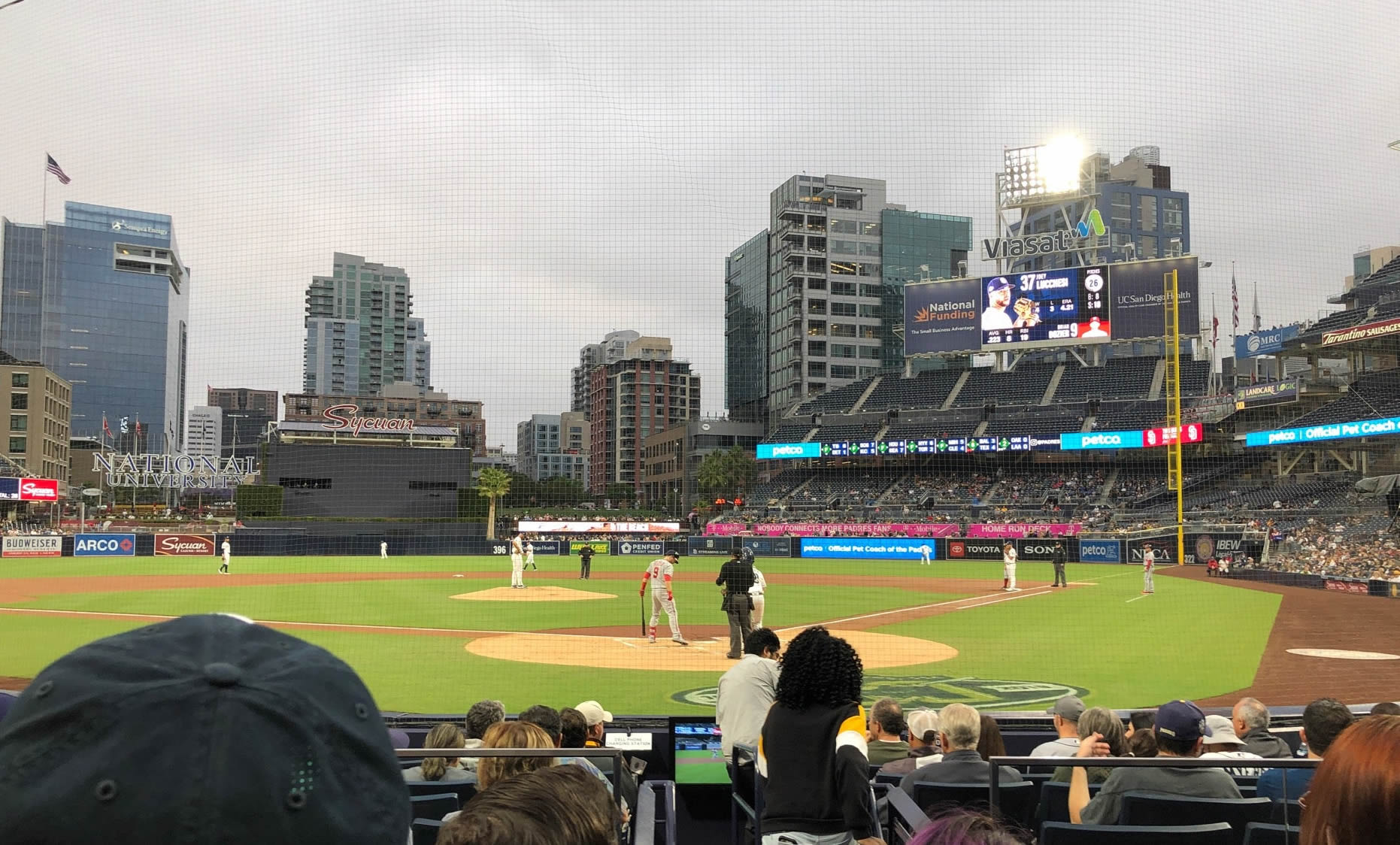 section 102 seat view  for baseball - petco park
