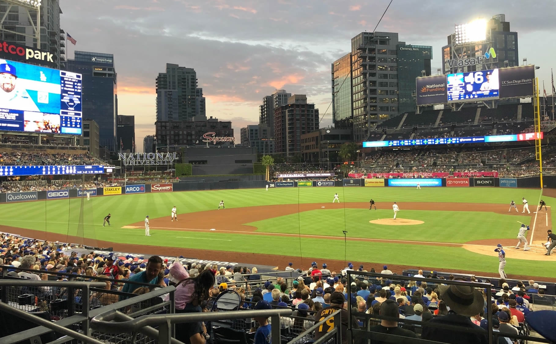 section b seat view  for baseball - petco park