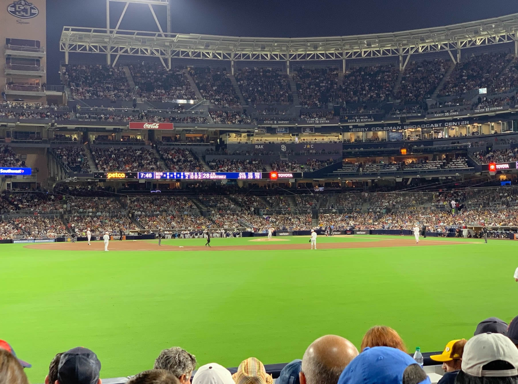 section 132, row 3 seat view  for baseball - petco park