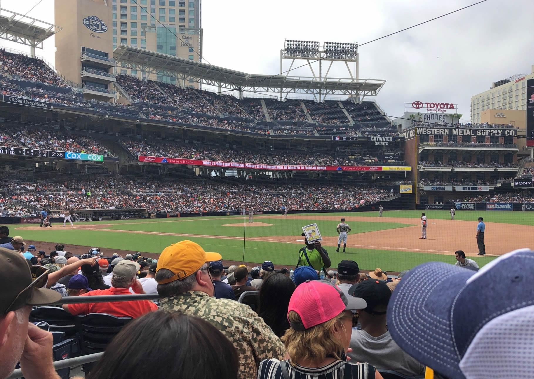 section 113, row 16 seat view  for baseball - petco park
