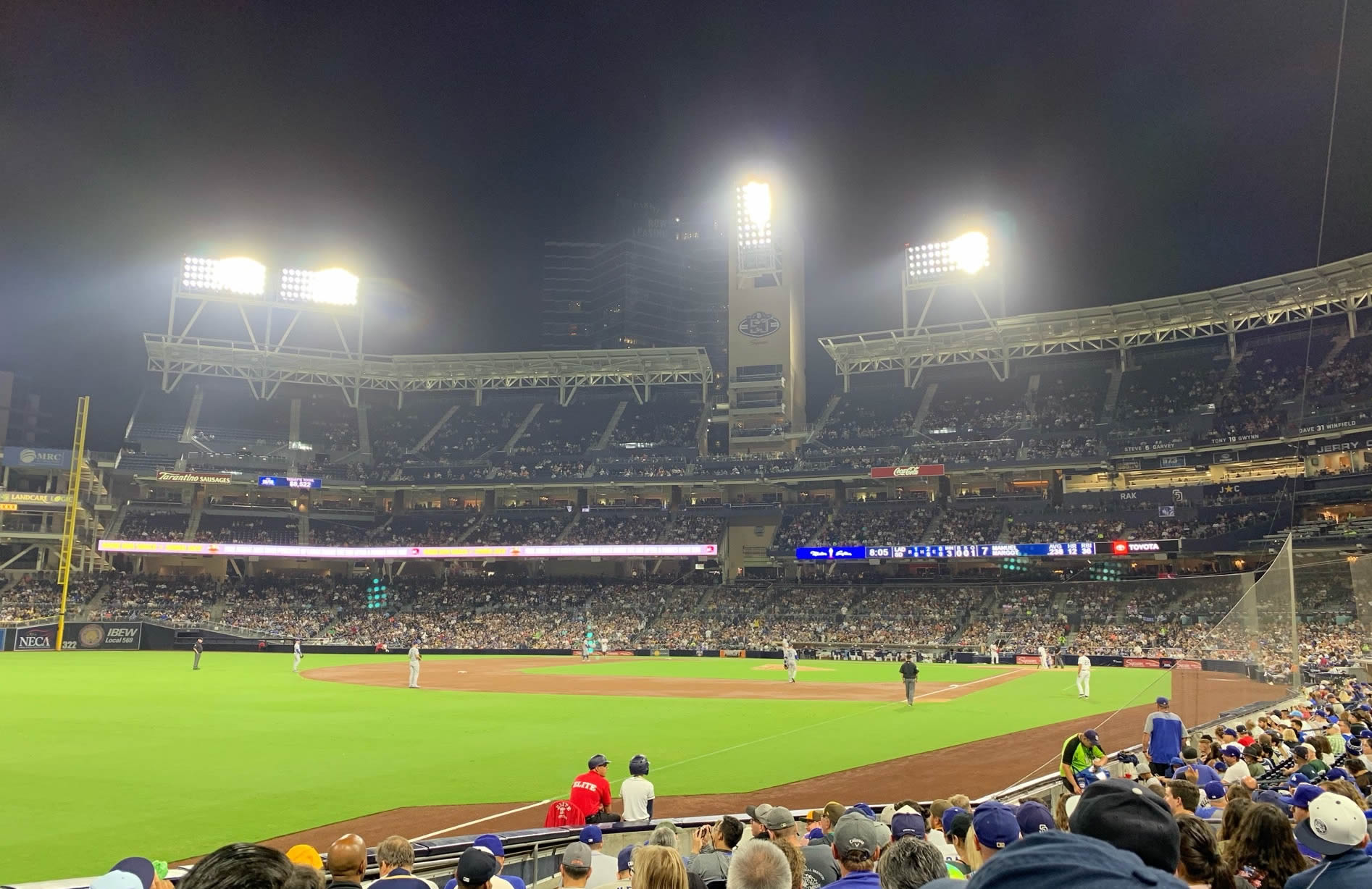 section 122, row 15 seat view  for baseball - petco park
