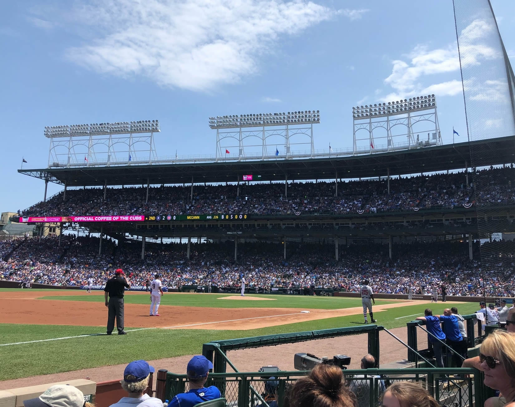 section 8, row 5 seat view  for baseball - wrigley field