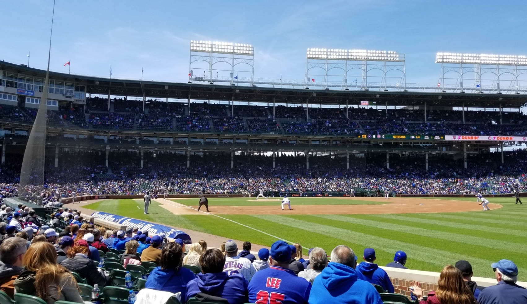 section 30, row 7 seat view  for baseball - wrigley field
