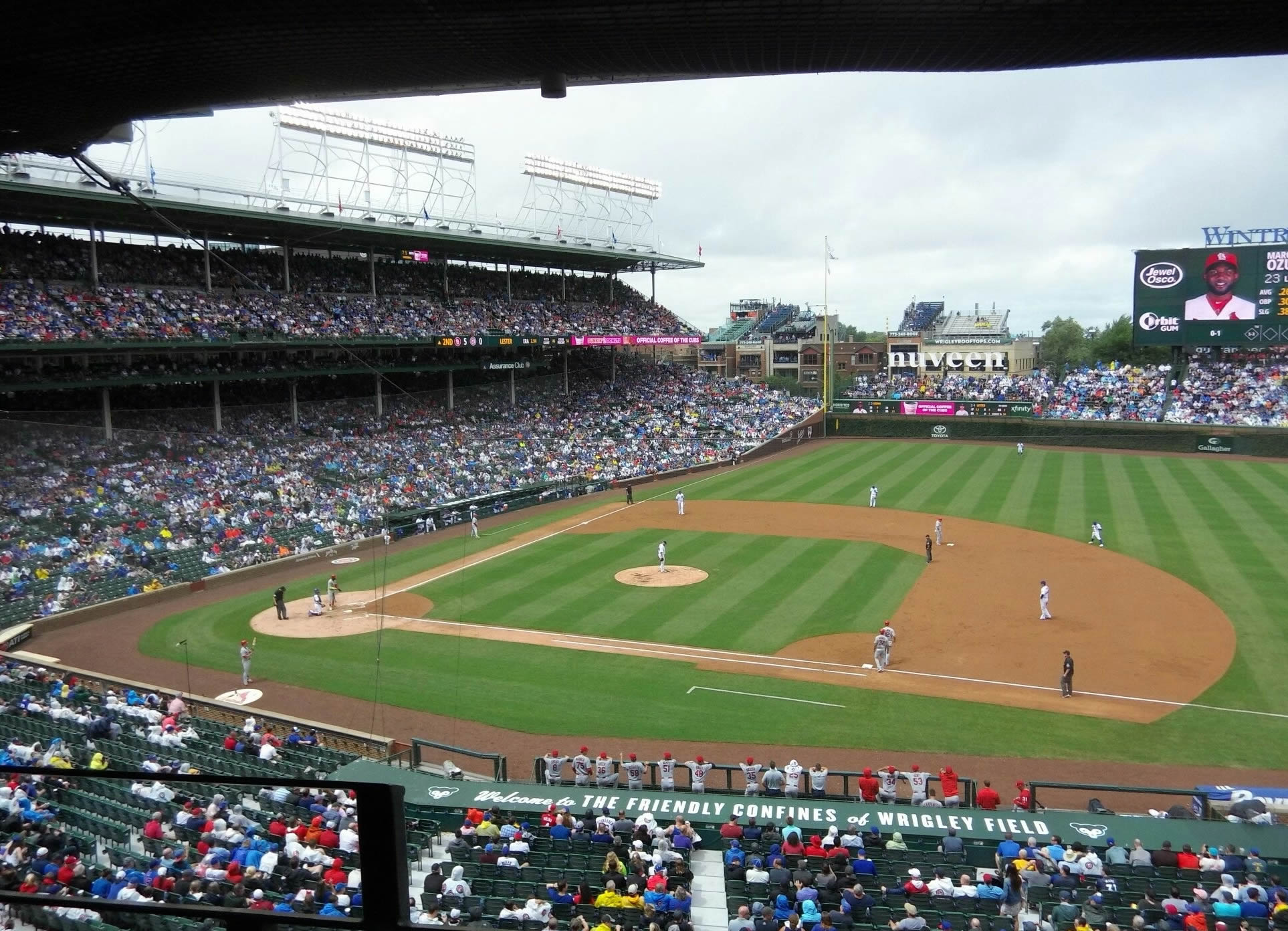 wrigley suite view